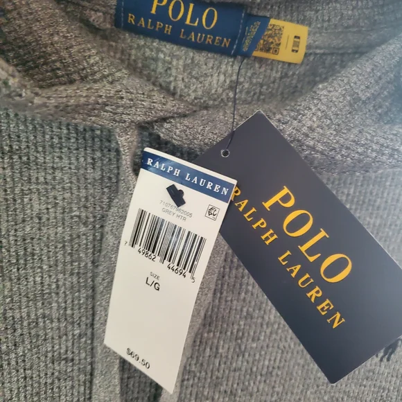 Ralph Lauren Gray Hoodie - Picture 2 of 3